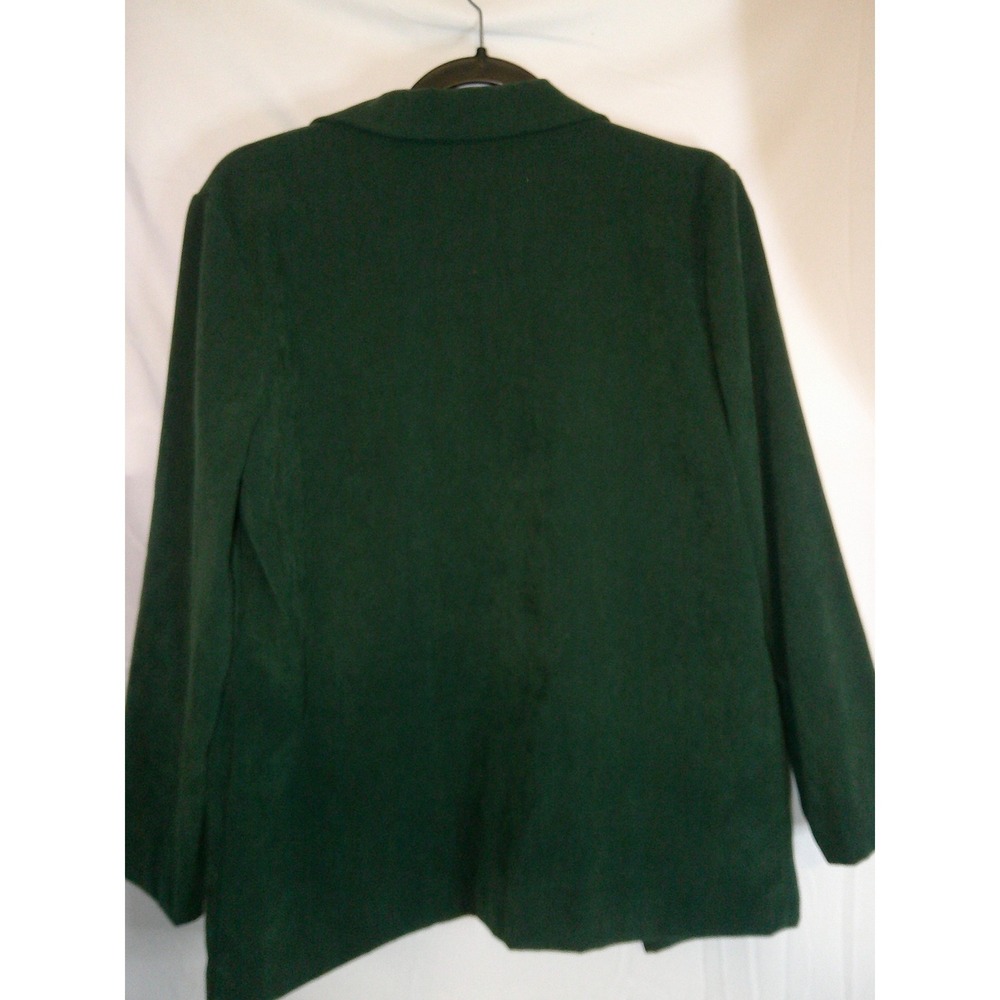Briggs Petite Womens‎ Blazer 8P Green Long Sleeve Career Office Christmas - Picture 2 of 4